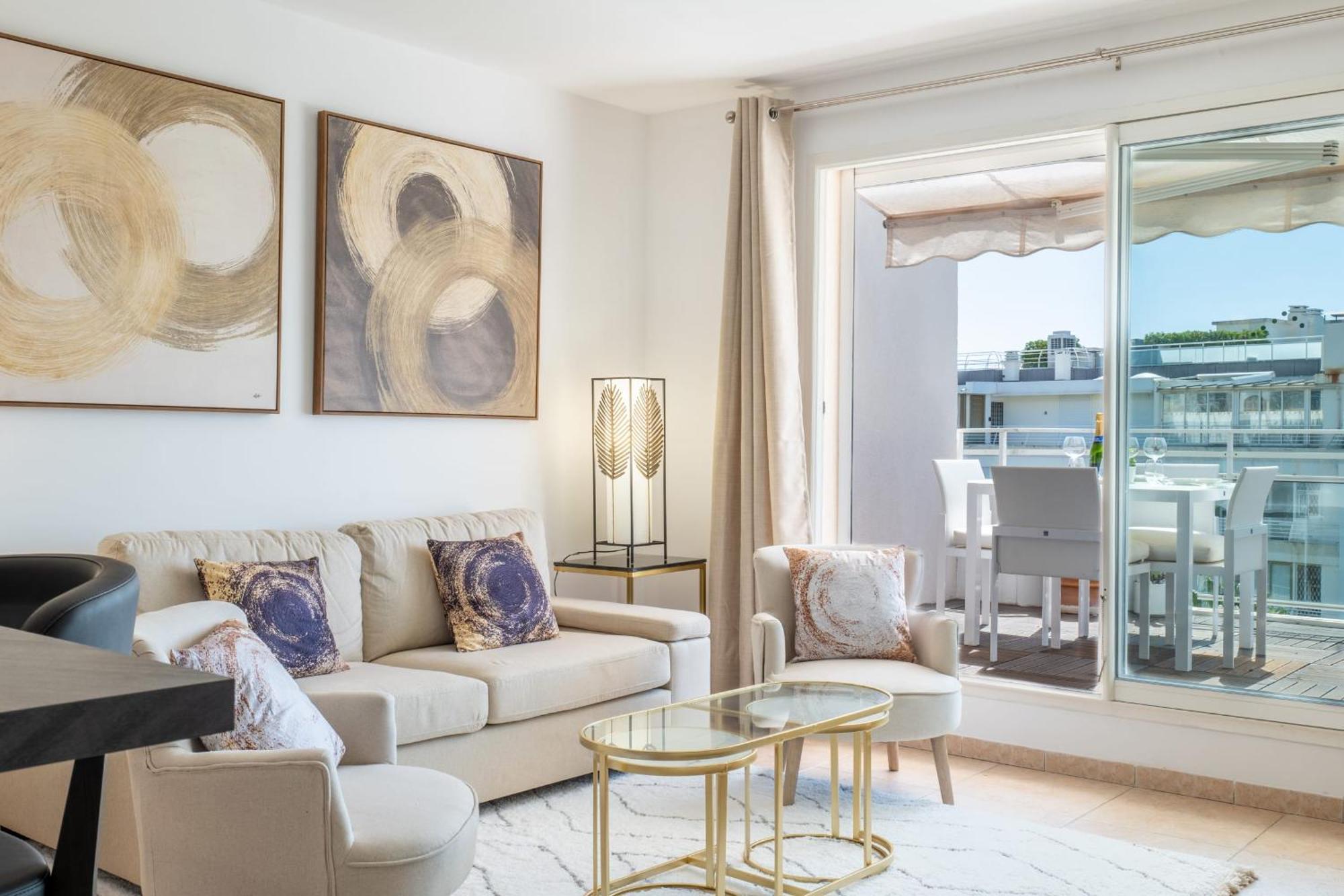 3-room Luxury With Pool And Sea View Steps From The * Cannes